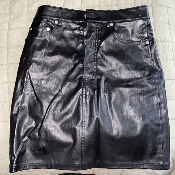 Hermit Lang lamb leather skirt - Picture 7 of 9